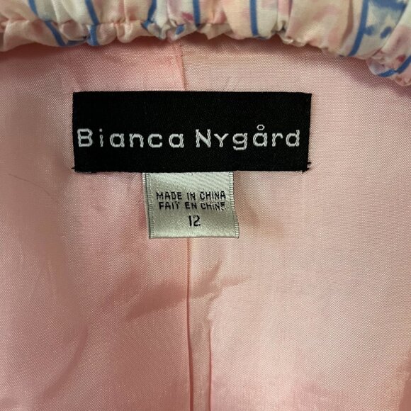 Y2K pink tweed skirt suit Set - Picture 5 of 10